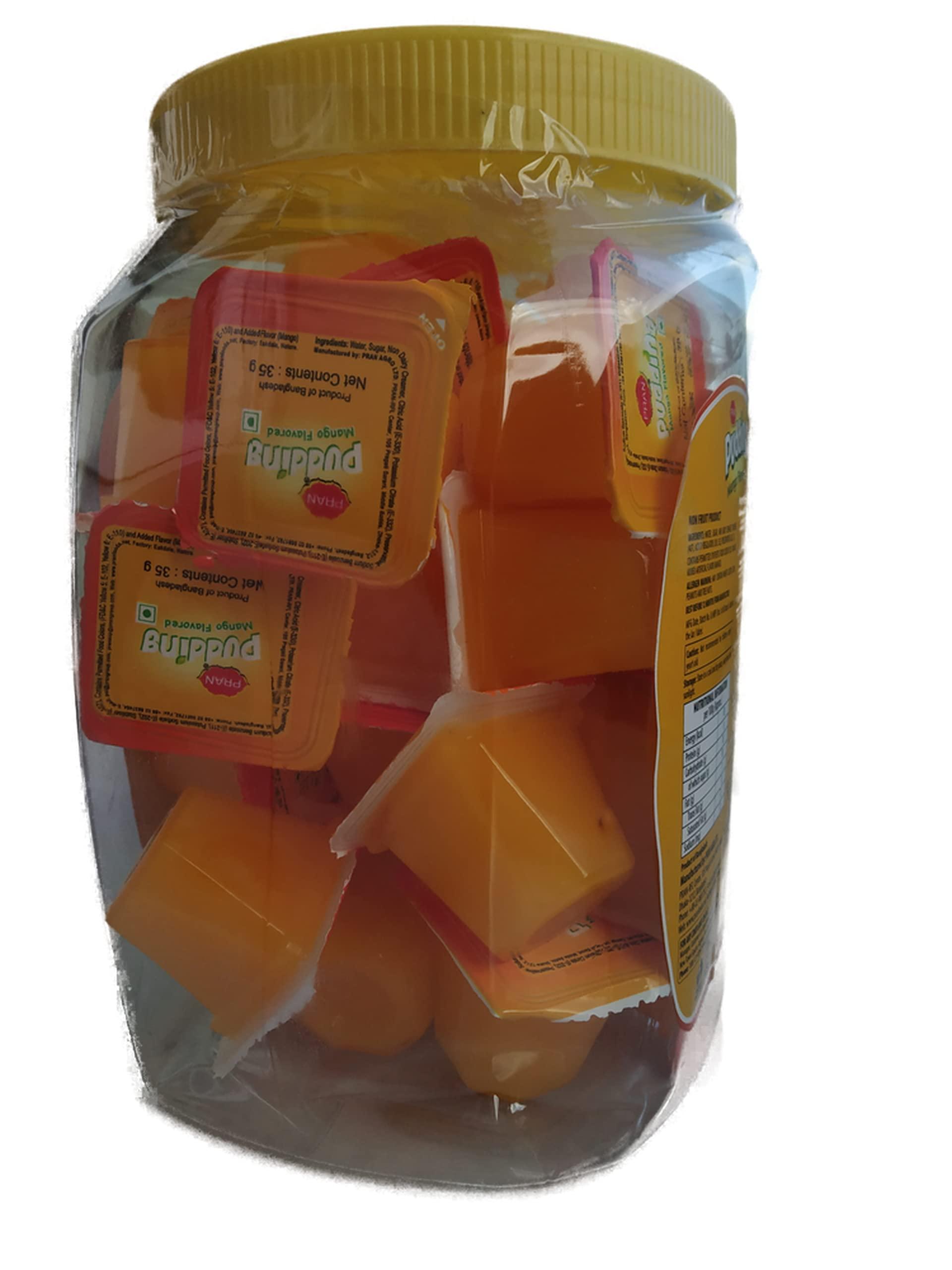 PRAN PRAN Pudding Mango Flavored 35gm X 36 Cups = 1260 gm