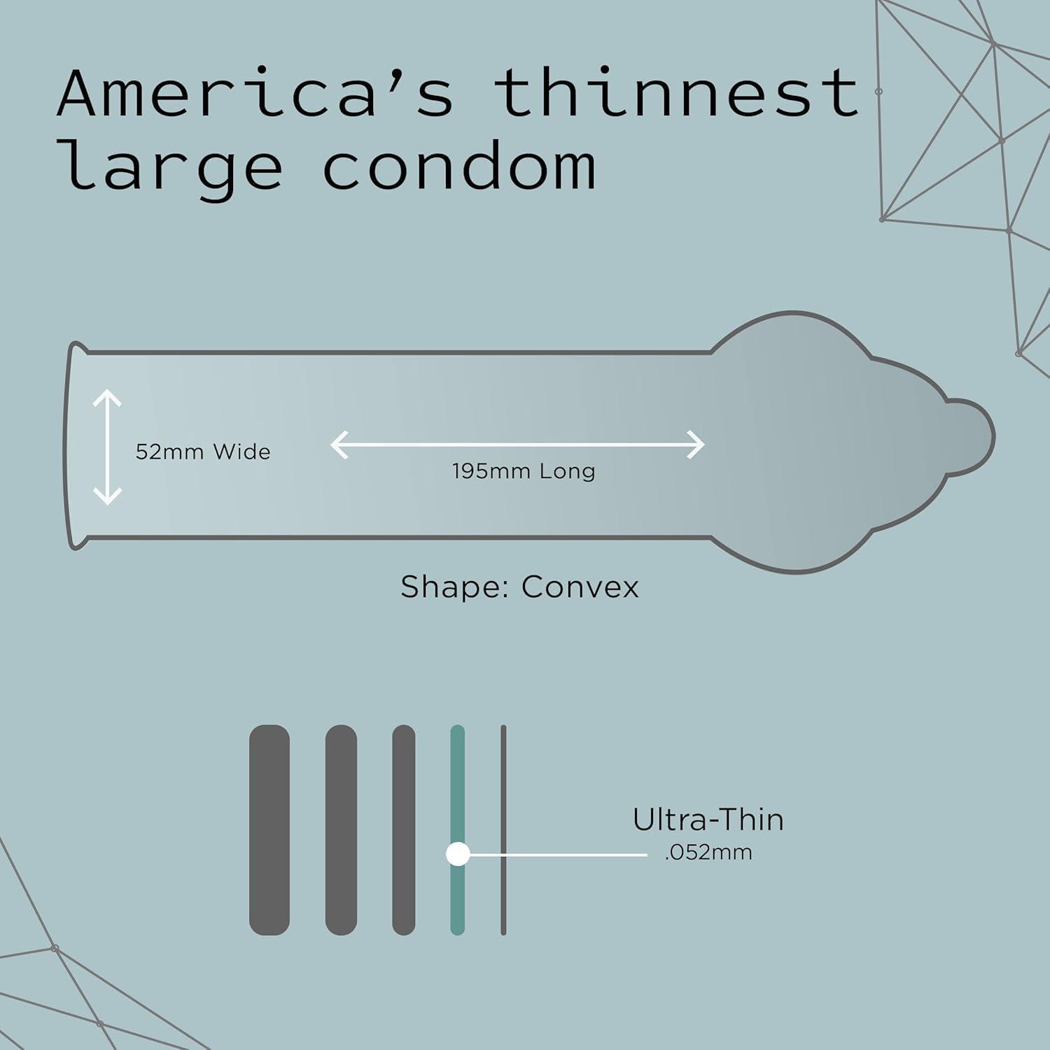 Kimono Mayer Laboratories Kimono MicroThin Condoms, Large Size 12 CT