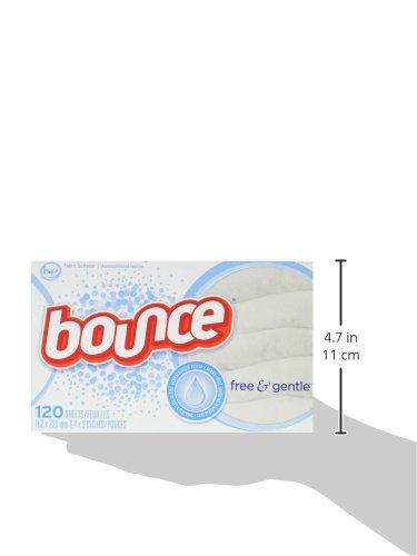 Bounce Bounce Free Fabric Softener Dryer Sheets - No Scent - 1 Box (120 sheets)