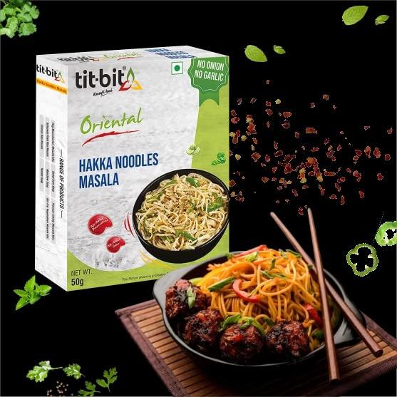 Tit-Bit Tit-Bit - Noodles Masala | Hakka Noodles Masala | Noodles Masala Powder | Noodles Spice Mix - Pack of 5 (250g)