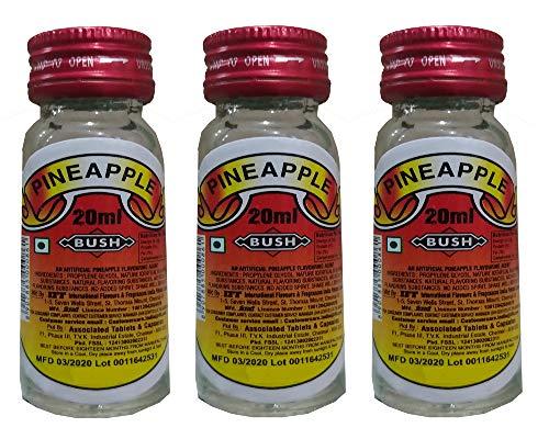 Nithi Foods Nithi Foods, Bush, Pineapple Essence, Nature Identical Pineapple Flavouring Agent - 20 ml x 10