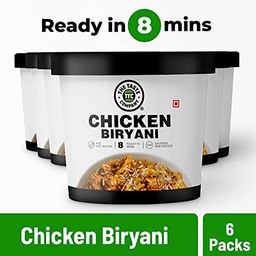 TheTasteCompany TheTasteCompany Chicken Biryani - Ready to Eat | Instant Food | Taste Company (Pack of 6)