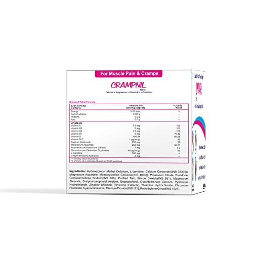 WEST-COAST WEST-COAST Crampnil Tablets helps to relieve muscle pain, joint pain & cramps
