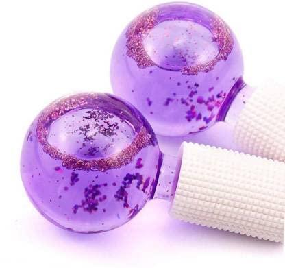 Finalize Finalize Ice Roller for Face Massager Facial Ice Globe, Smart Cool Face Roller Ball, Facial Massage Tools for for Neck, Eye Dark Circle Reduce Puffiness Anti Ageing (Pack of 2 Ball)