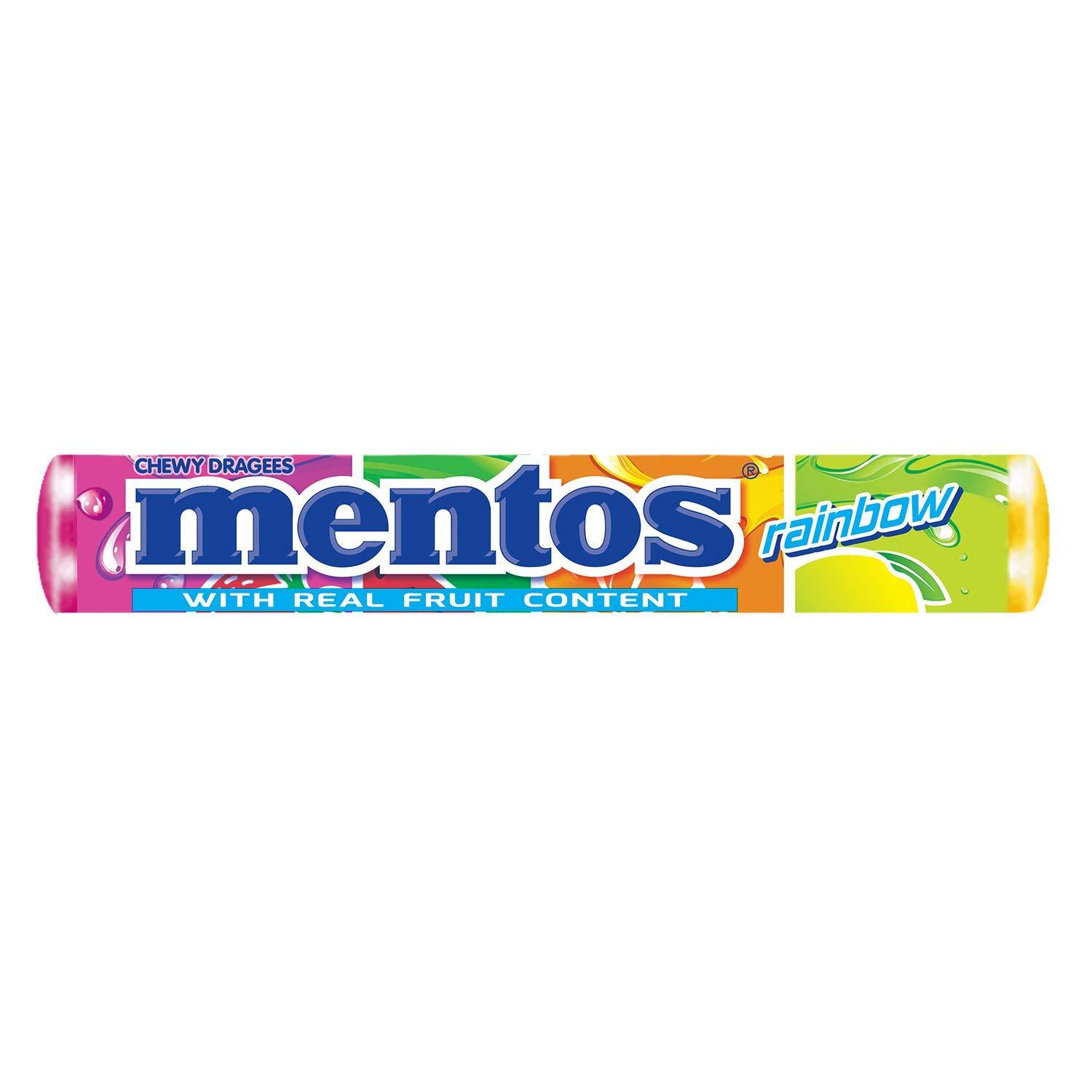 Mentos Mentos Rainbow Roll Candy - Assorted Flavours, 36.4g