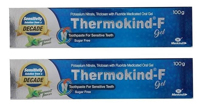 Mankind Pharma Thermokind-F Gel Oral Care Toothpaste - 100 gm, Pack Of 2