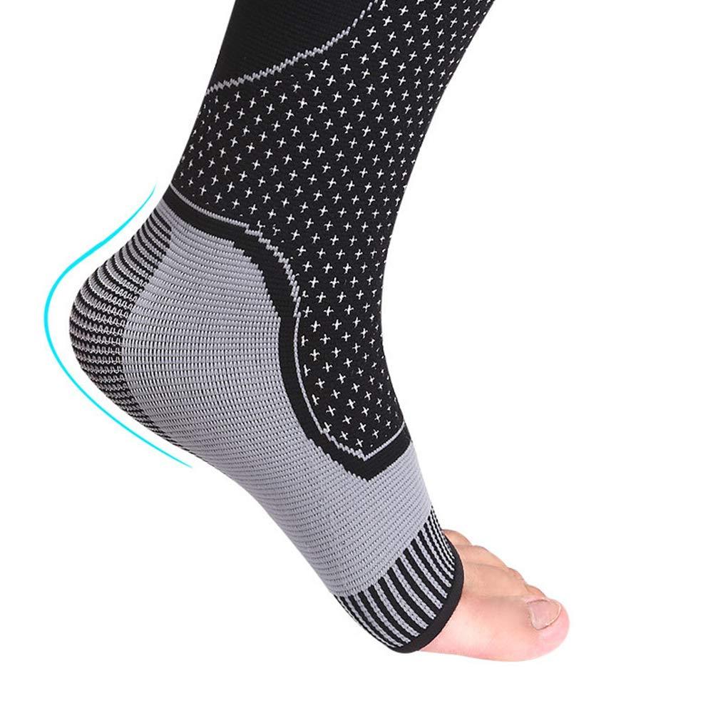 Andoer 1 Pair Leg Support Socks Calf Sleeves Leg Socks for Runners Football Basketball Players Calf Pain Relief Calf Guard Arch Support Braces