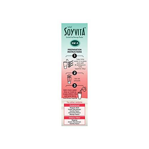 Soyvita SOYVITA - SWEETENED Strawberry | Lactose Free | Vegan | ENRICHED Soy Beverage Powder | Serves-15 (500 GMS)