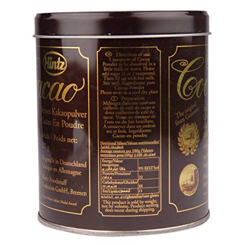 SHOPNJAZZ Hintz Cocoa Fine Dark Cocoa Powder - 227g