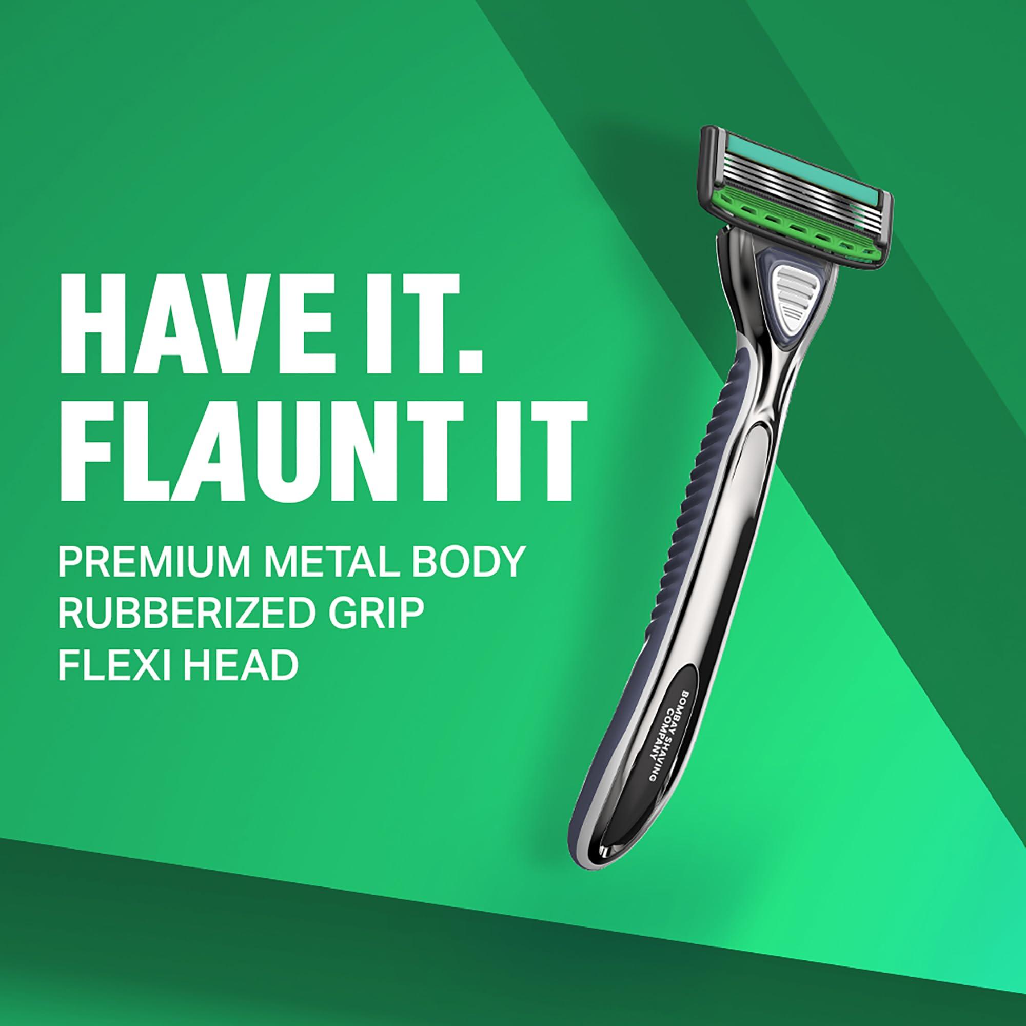 Bombay Shaving Company Bombay Shaving Company Sensi Flo 4 Razor For Men | Pack of 1