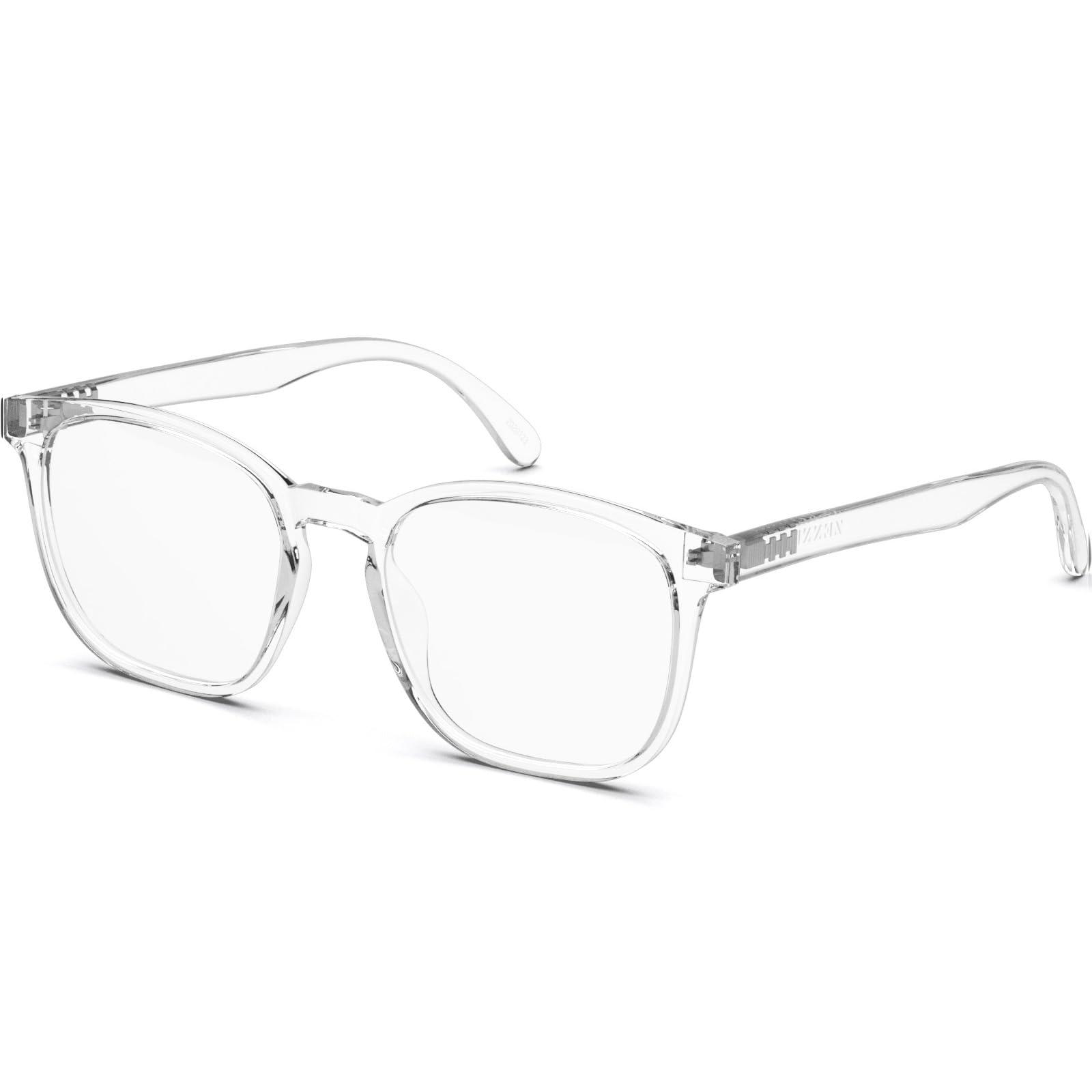 Zenni Optical Zenni Optical Blokz Blue Light Blocking Computer Glasses Square Universal Bridge Fit Clear Frame 2020123