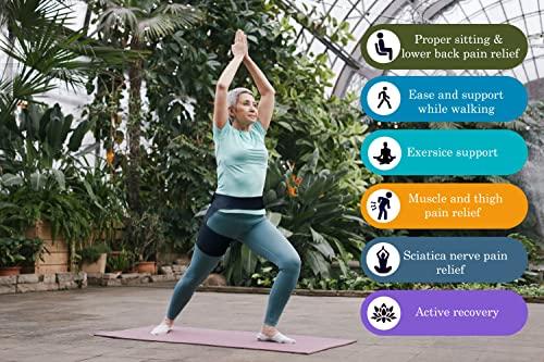 Ion Clad Ion Clad Scientist Developed Copper Compression Hip Joint Brace with Groin Support. Pain Relief & Recovery for Quads, Pulled Muscle, Lower Back, Sciatica, Hip Flexor & Hamstring Strain – Men & Women