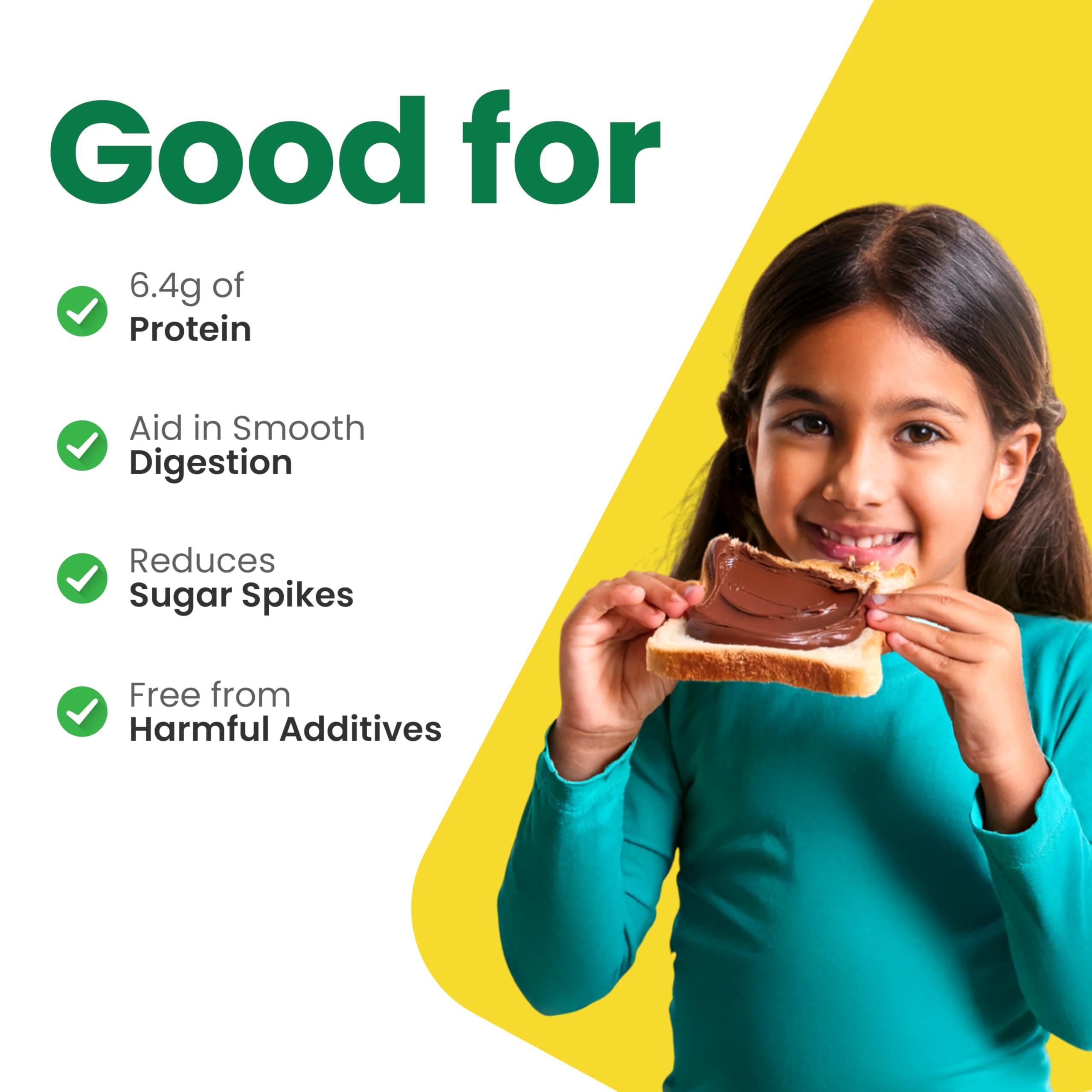 Little Joys Little Joys Chocolate Spread for Kids | Sweetened with Jaggery | With Rich Hazelnut, Cocoa, Ragi & Bajra | No Refined Sugar, No Palm Oil, No Preservatives | 300g