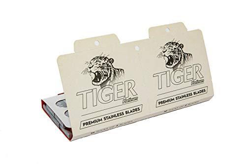 Czech Blades 100 Tiger Plaitnum Double Edge Razor Blades