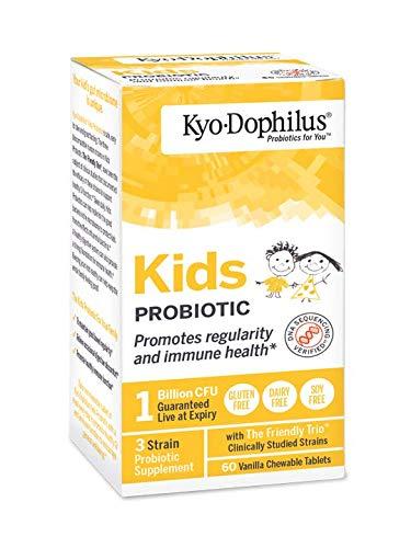 Kyolic Wakunaga - Kyolic, Kid's Kyo-Dophilus, Vanilla Chewable, 60 Tablets