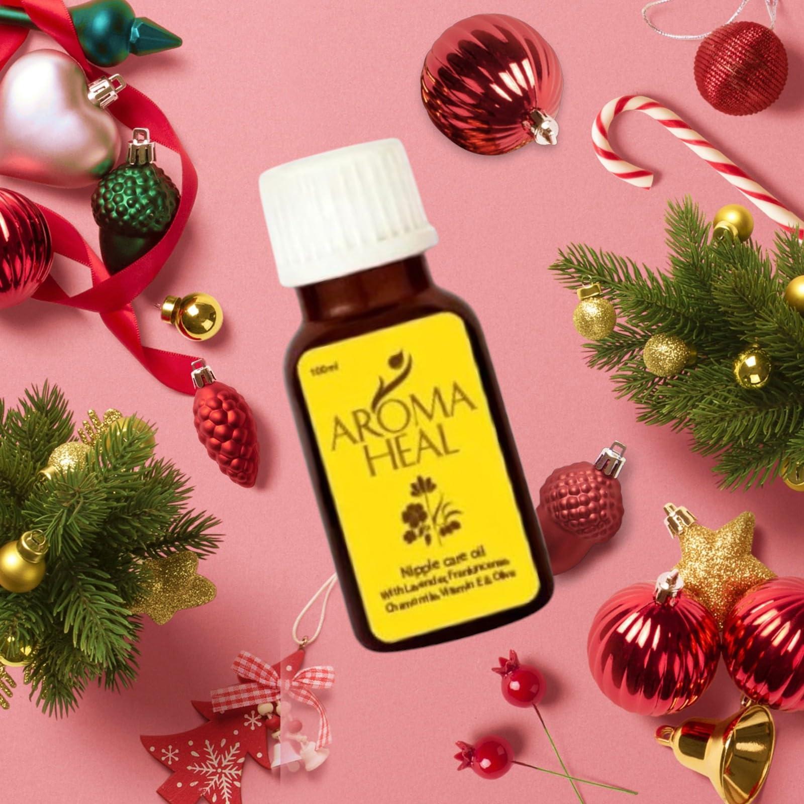 AROMA HEAL AROMA HEAL 100% Organic, Nipple Care Oil | Breastfeeding Nipple Care | Natural Soothing & Hydrating Oil | Chemical-free nipple oil | Breastfeeding Moisturizer | Healing Nipple Care Product (15 Ml)