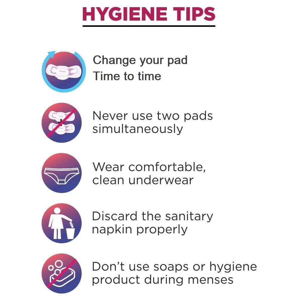 ERHETUS ERHETUS Biodegradable Sanitary Pads for Women, Pure Organic Cotton & Bamboo Fiber Base Sanitary Napkins | Soft, Ultra-thin, High Absorbent, Rash Free Pad for Day-Night Protection - 20 Pads, XXL, 350mm