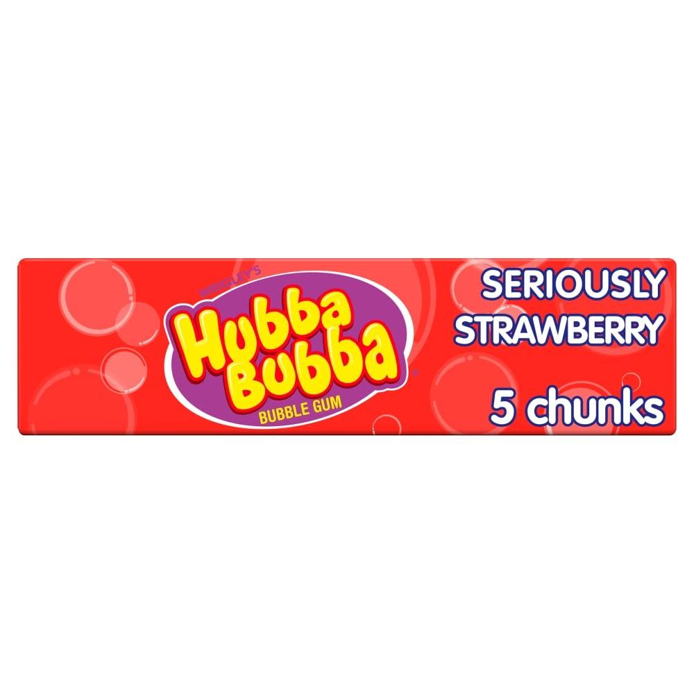 Hubba Bubba Hubba Bubba Chunky and Bubbly Bubble Gum Strawberry Flavour, 20 X 35 g