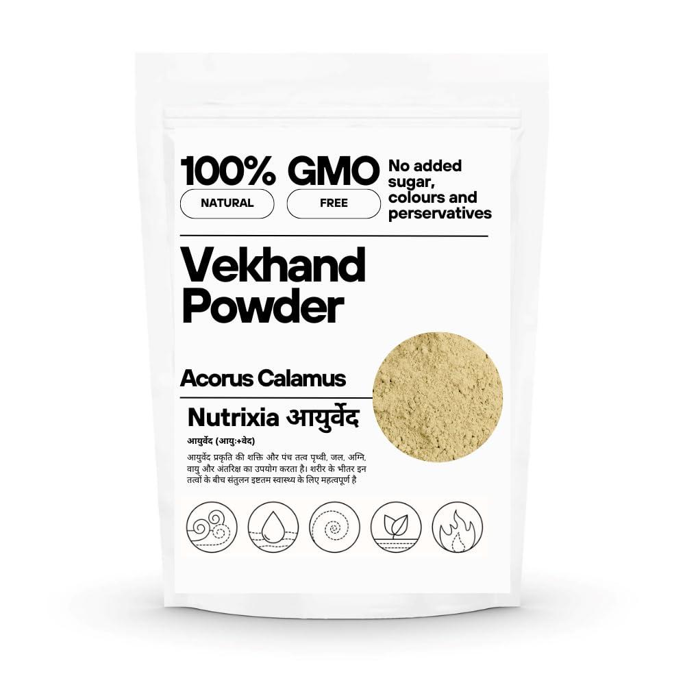 NavaFresh Basics Vekhand Powder-Gudbach-Gurbach-Bach-Vach-Acorus Calamus-Sweet Flag Vekhand/Godavach-(1 Kg)