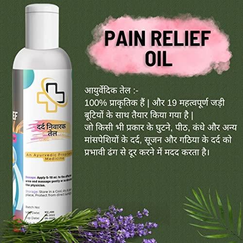 FCS Natural & Ayurvedic Pain Relief Oil for Muscle & Joint Pain 100ml