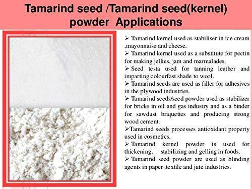 Pmw Pmw - Grade A Quality - Tamarind Seed Powder - with Out Cover - 500 Grams