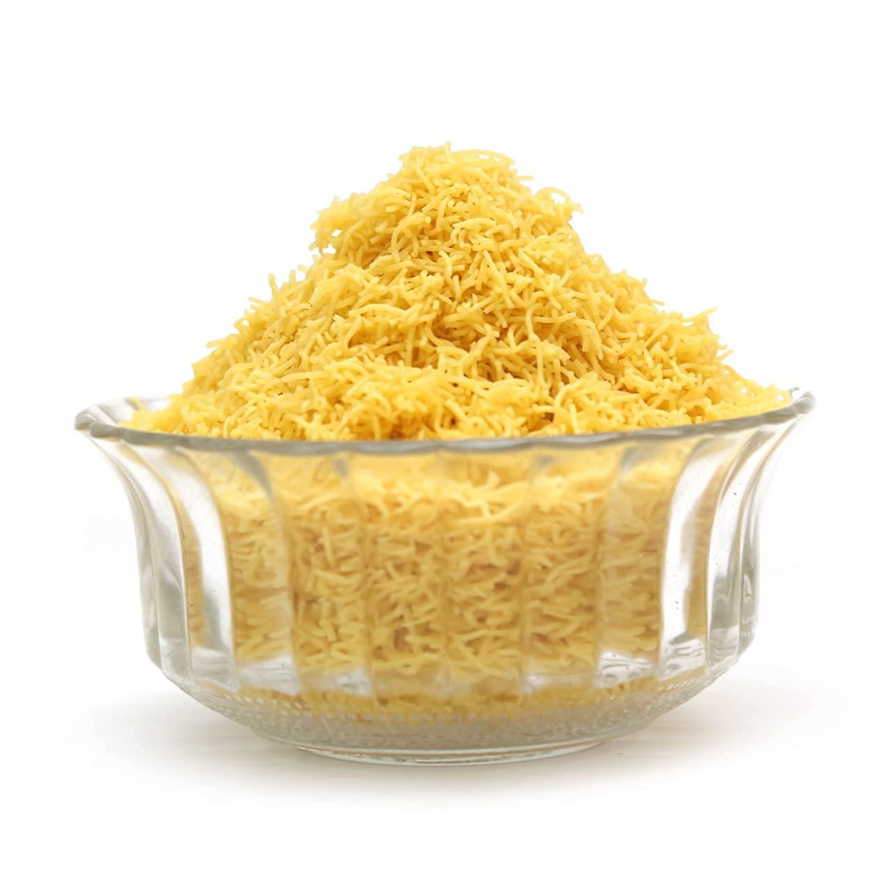 SVE SIDDHI VINAYAK ENTERPRISES SVE Nylon Sev Farsan Crispy Sev, BHEL,CHAAT and SEVPURI (Non Spicy), 1kg