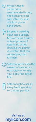 Mylicon Mylicon Infant Drops Anti-Gas Relief Original Formula, 1.0 Fluid Ounce