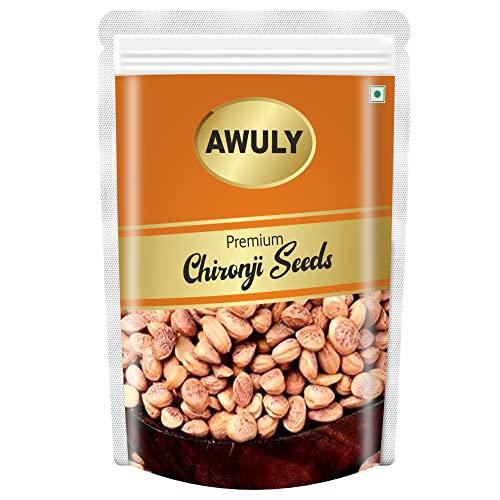 AWULY AWULY Natural Premium chironji Seeds | Charoli Seeds Dry Fruits | Almondette kernels/Seeds | 1000 gm | Chiraunji Seeds | Pack of one