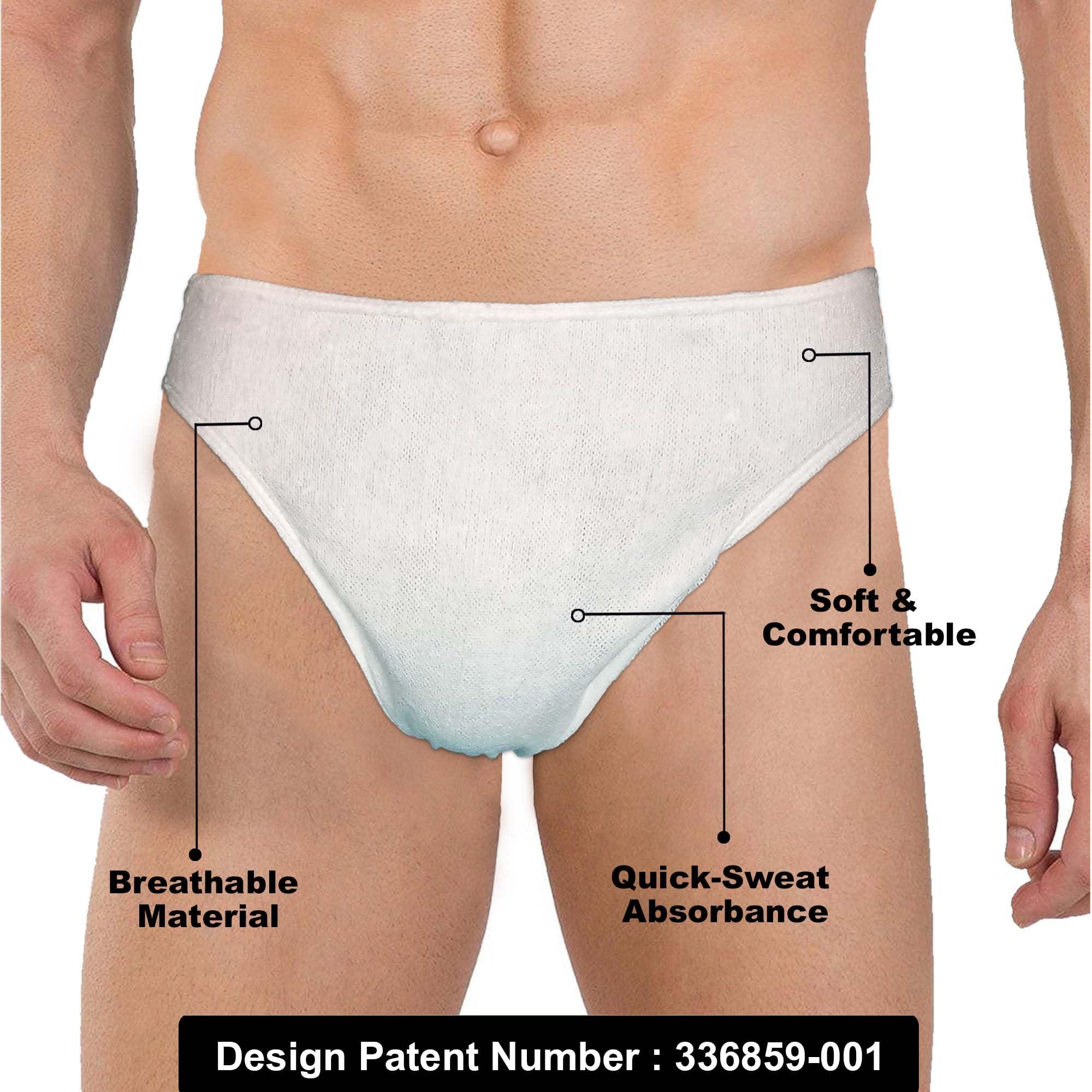 Trawee (Disposable Underwears) Trawee (Disposable Underwears) Travel Brief Underwear For Men(Pack Of 10)For Regular Use,Trekking,Camping,Spa,Herbal Treatments,Hospital Stay Or Incontinence. Soft&Comfortable Body Hugging Fit
