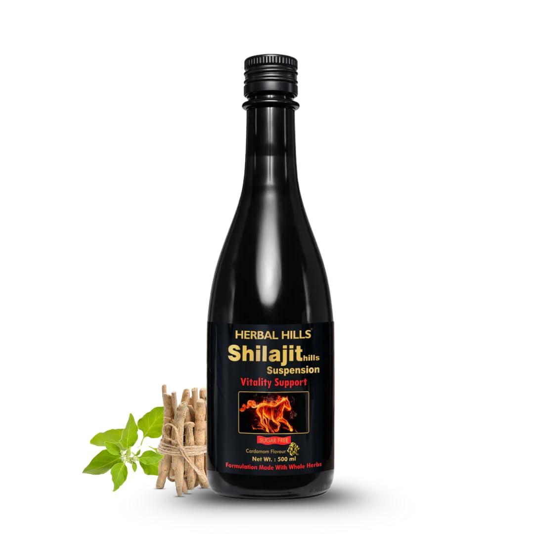 HERBAL HILLS Herbal Hills Shilajit Suspension (500 ML PACK OF 2)