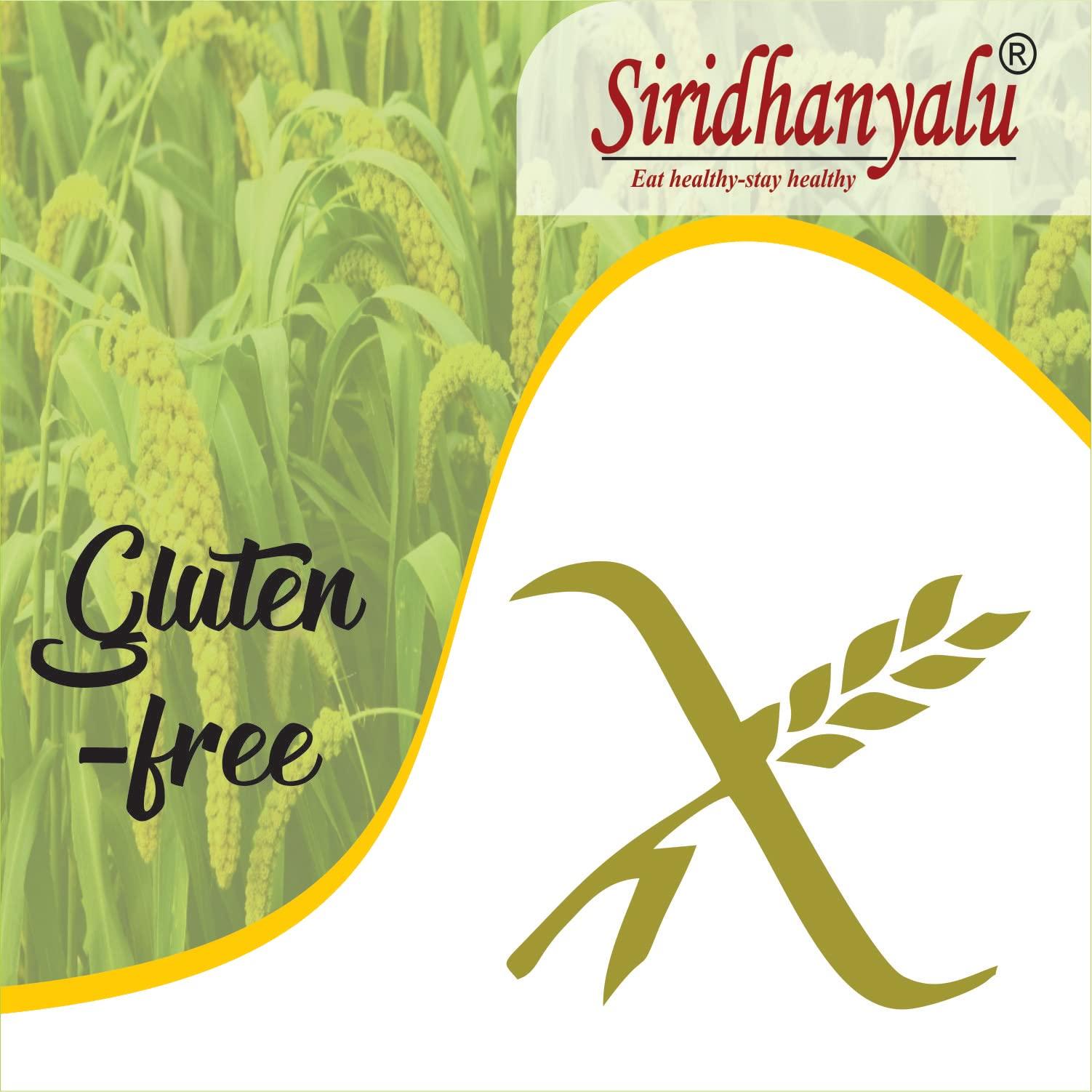 SIRIDHANYALU siridhanyalu Unpolished Millet Siridhanya 5 Types of Organic Millets Rice Little Kodo Browntop Barnyard & Foxtail -Punjabi (Gwt. 3500Gm)