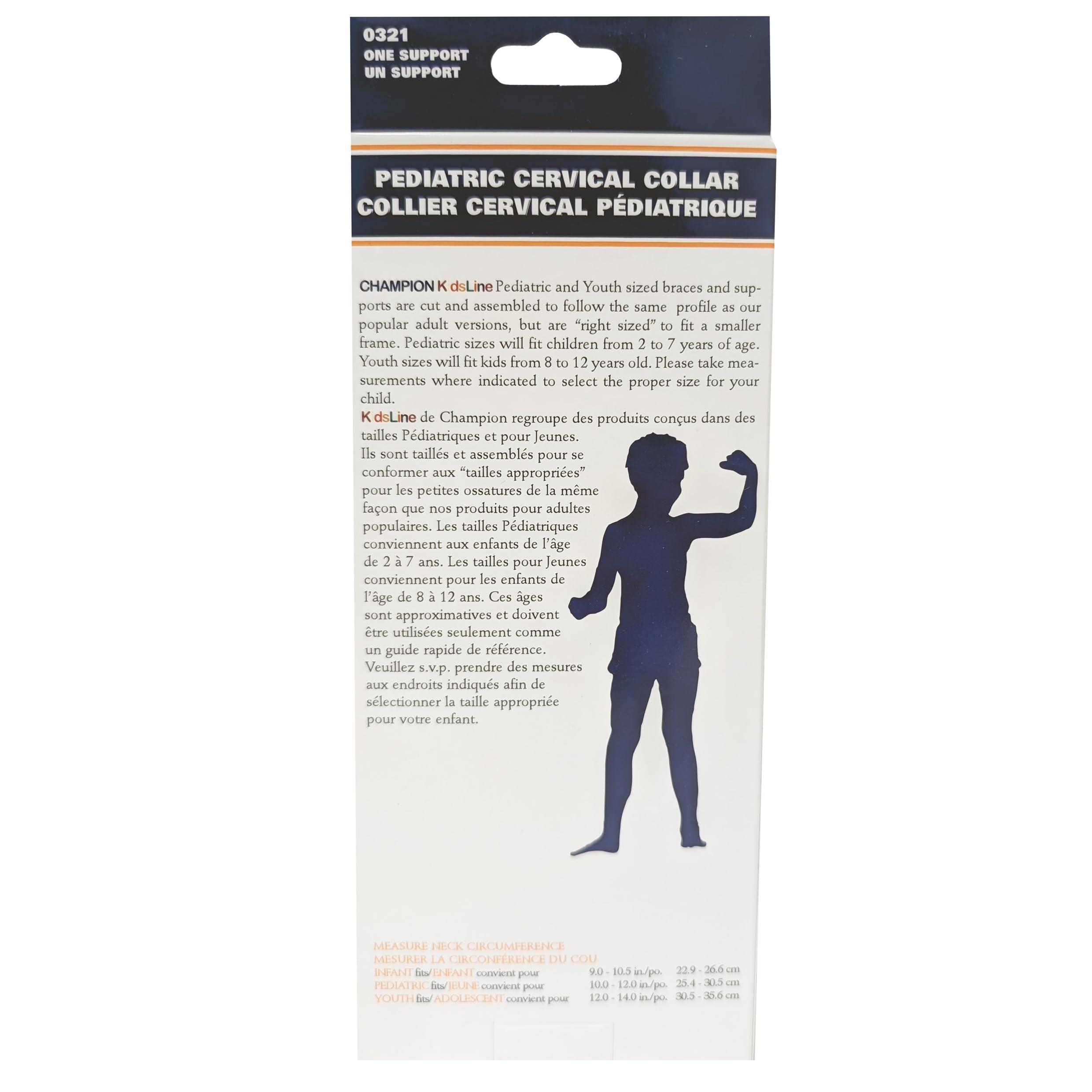 OTC OTC Kidsline Cervical Collar Soft Foam Neck Brace, White, Infant