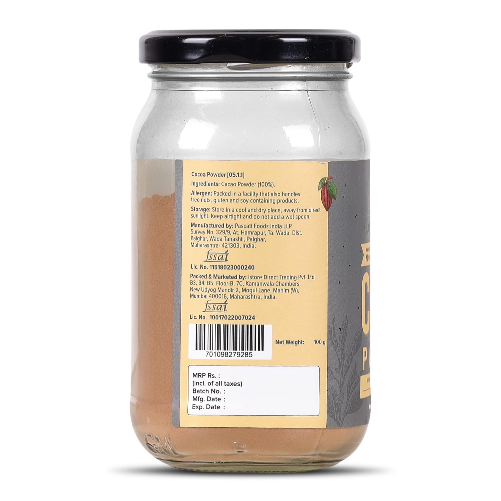 urban platter Urban Platter Non-Alkalized Organic Cacao Powder, 100g