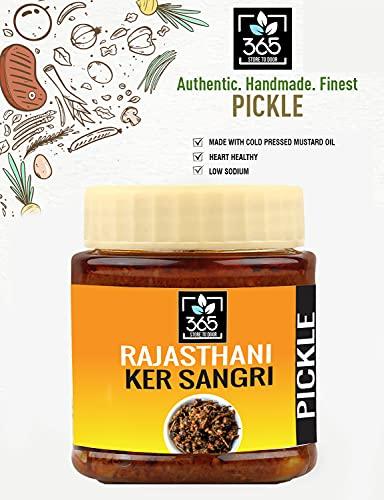 365 STORE TO DOOR 365 STORE TO DOOR Rajasthani Ker sangri Pickle 500g | Marwadi Delicacy Pickles | Ker Sangri Ka Achar | Panchkutta | Homemade, No Preservatives, No Oil | 100% Pure & Hygiene | Ready to Eat