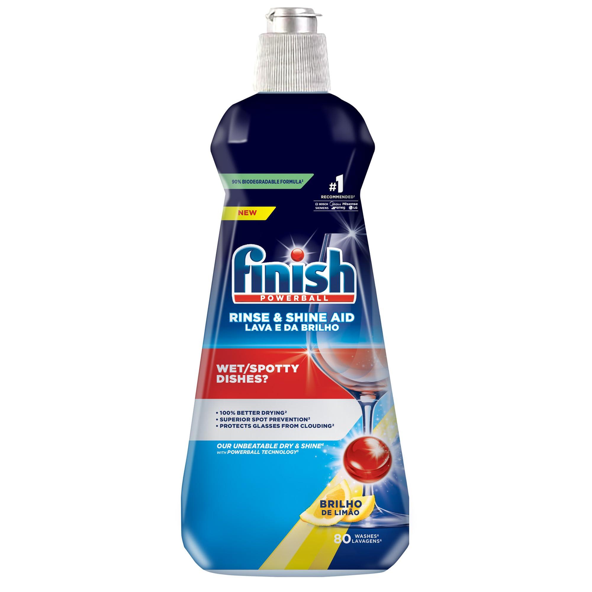 Finish Finish Rinse Aid Shine Plus Dry Lemon, 400Ml
