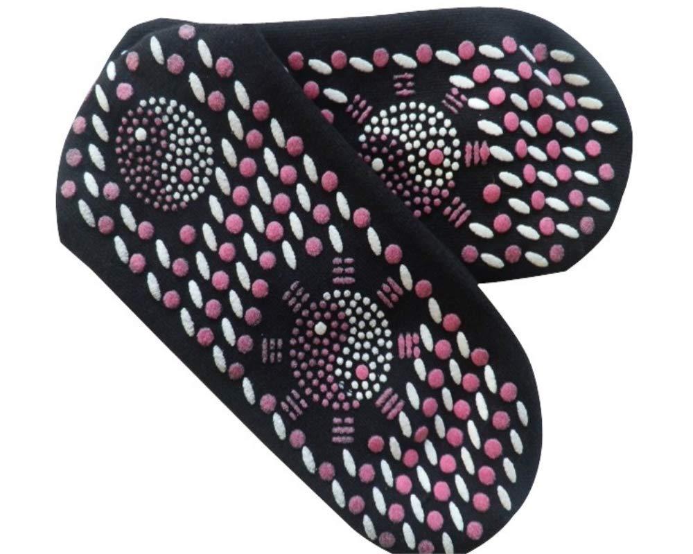 wowobjects WowObjects 1Pc Self-Heating Health Care Socks Tourmaline Magnetic Therapy Comfortable and Breathable Massager& Color: Red