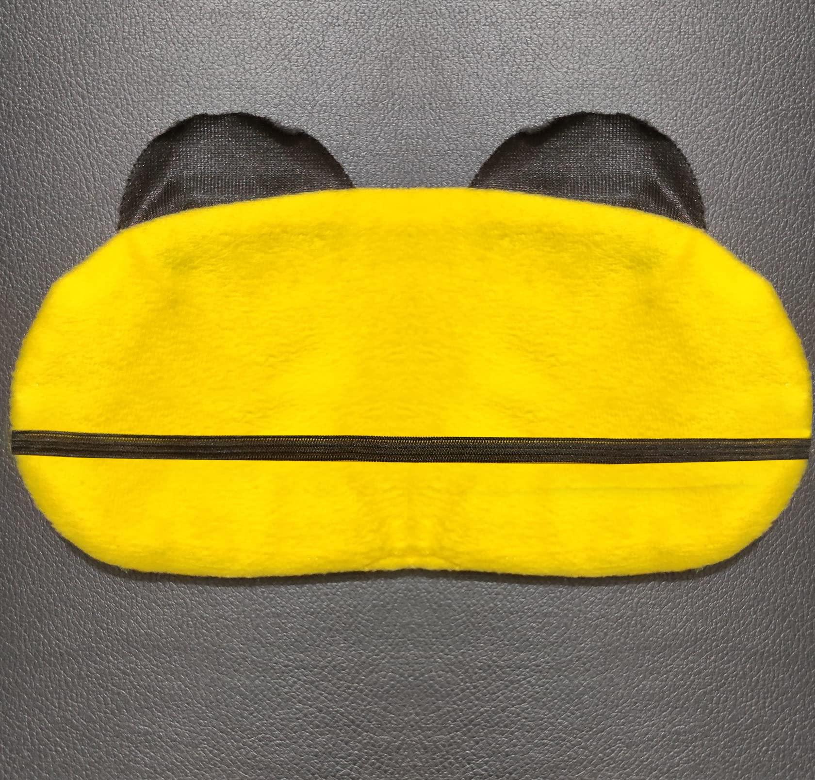 JUZZII JUZZII Velvet Super Soft Blind Sleeping Cartoon Character Eye mask shade for Men Women Girls Boys Kids -Model.No.8