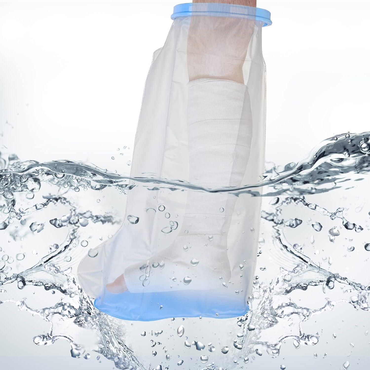 KARTUNBOX KARTUNBOX Waterproof Leg Cast Cover, For Shower and Bath, Keeps Plaster Cast, Reusable Adults Protector For Broken Knees, Ankle Wound, Burns