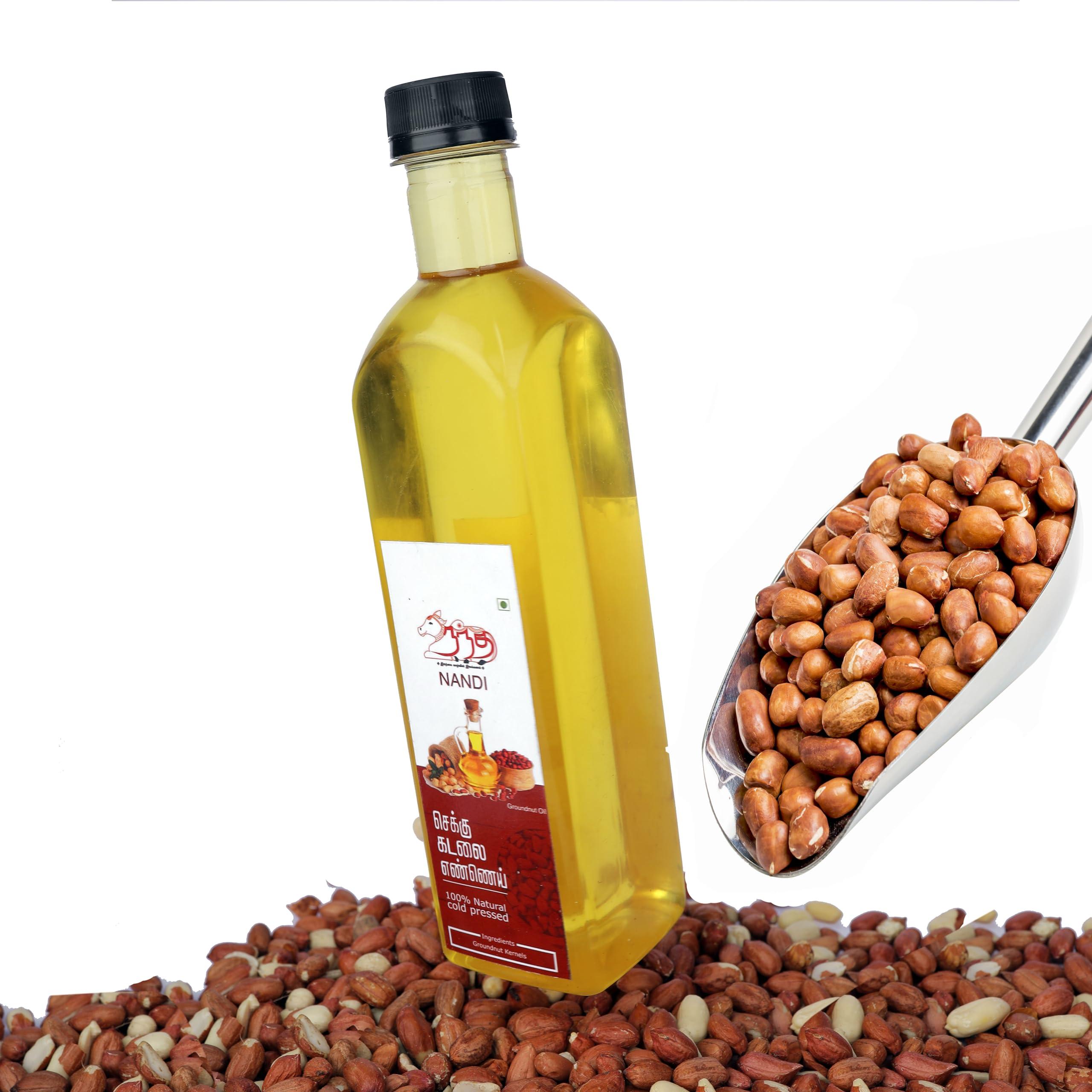 NANDI Nandi Cold Pressed Groundnut Oil (500 ml)