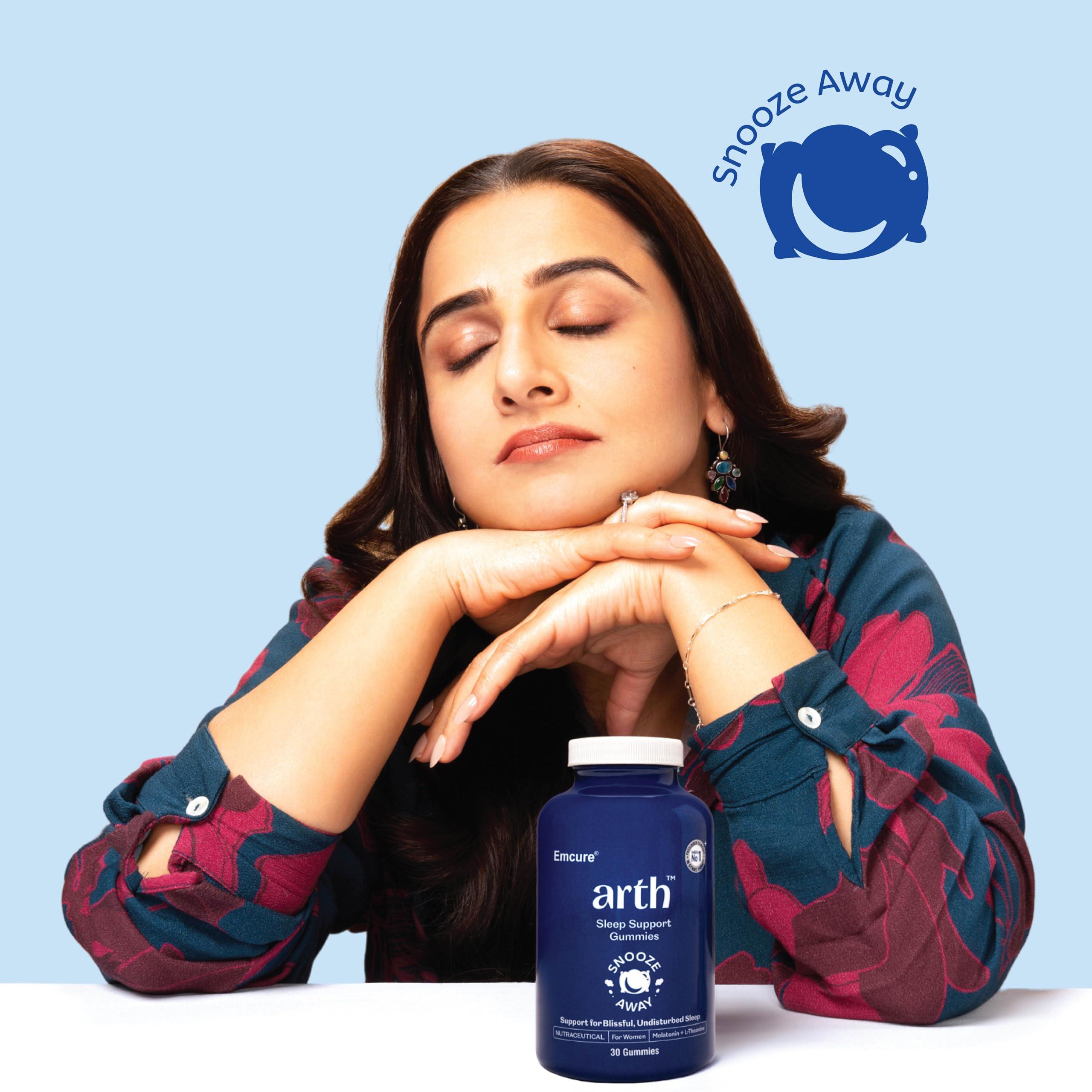 ARTH Arth Sleep Gummies | 30 Plant-Based Melatonin Gummies (5mg) with Chamomile, Passion Flower Extract & L-Theanine | Supports Deep Sleep & Relaxation | Safe, Non-Addictive Sleep Aid with No Added Sugar