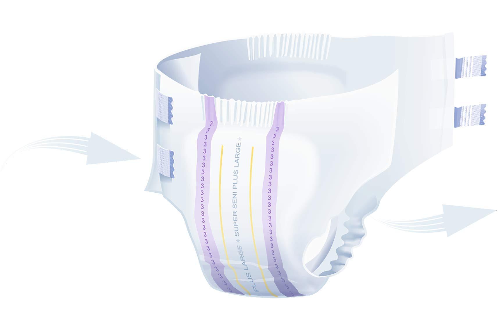 Seni Seni Super Plus Breathable Adult Diapers - Small (30 Pieces)