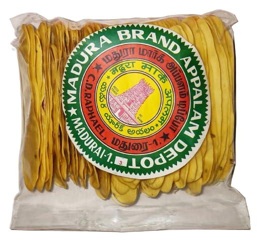 MADURA BRAND APPALAM DEPOT MADURA BRAND APPALAM DEPOT Neetu Poo Papad (Crispy And Crunchy_Vegetarian)