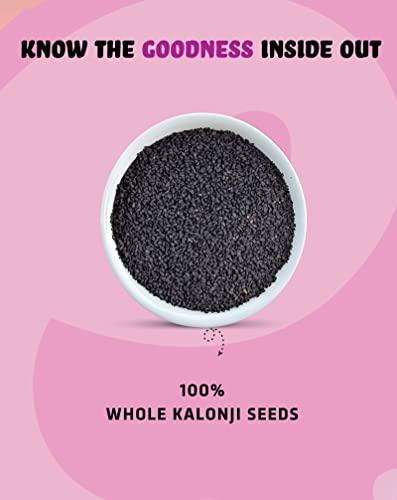 True Elements True Elements Kalonji Seeds 250gm - Premium Nigella Seeds | Seeds for Hair Growth | 100% Natural | Indian Superfood | Add flavour to curries|