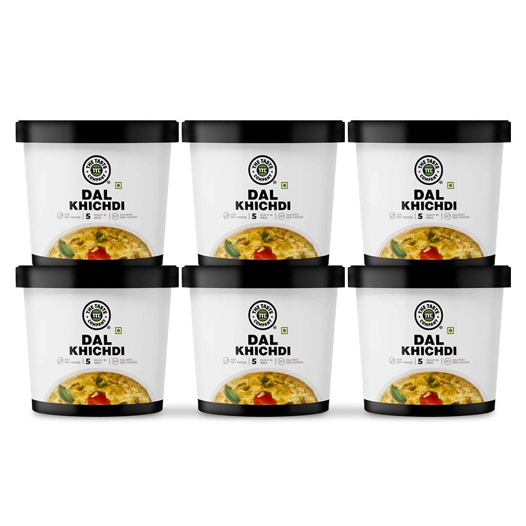 TheTasteCompany TheTasteCompany Dal Khichdi - Ready to Eat | Instant Food | Taste Company (Pack of 6)