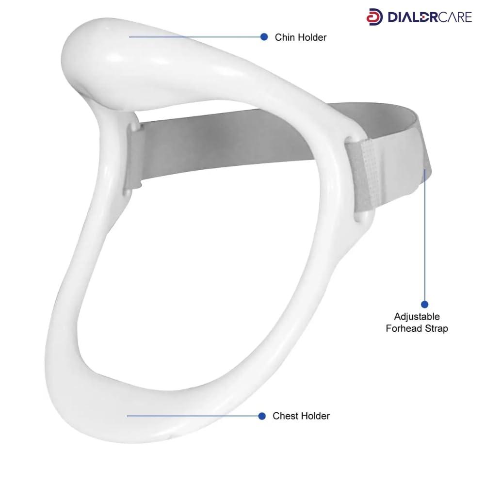 DIALDRCARE DIALDRCARE Cervical Plastic Collar For Neck Pain Relief Neck Support Brace For Spinal Pain And Pressure Relief Yoga Home Office, One Size