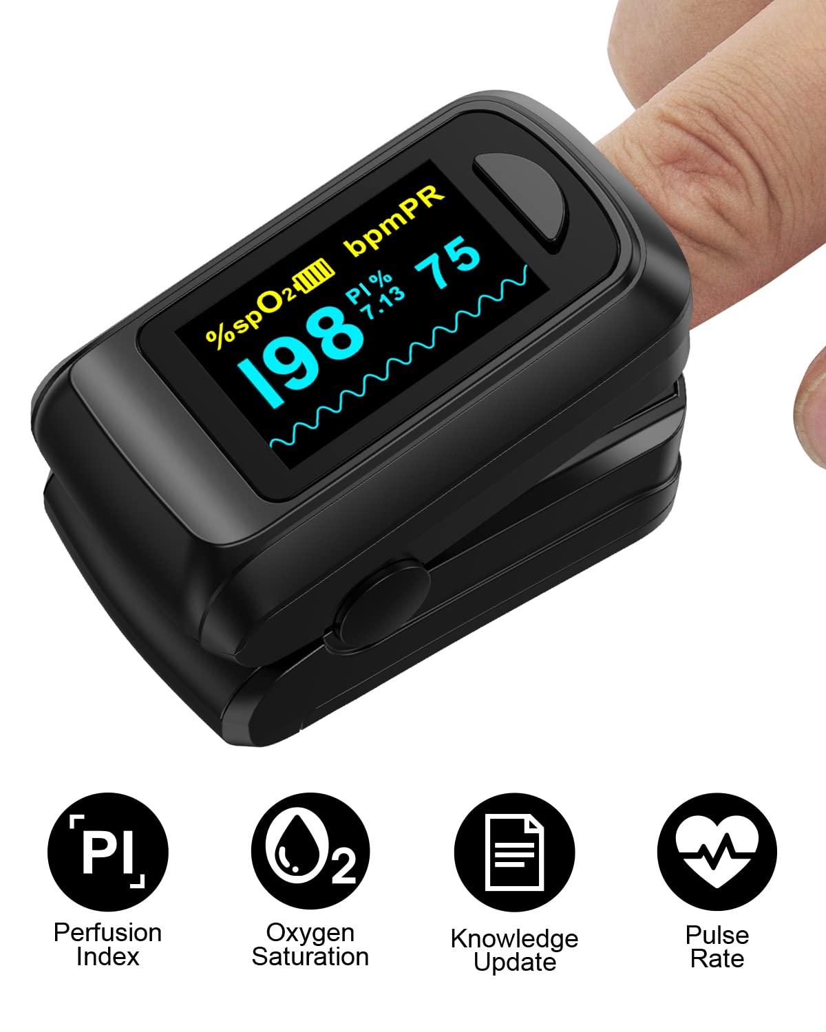 HealthTree HealthTree Fingertip Pulse Oximeter (Yellow)