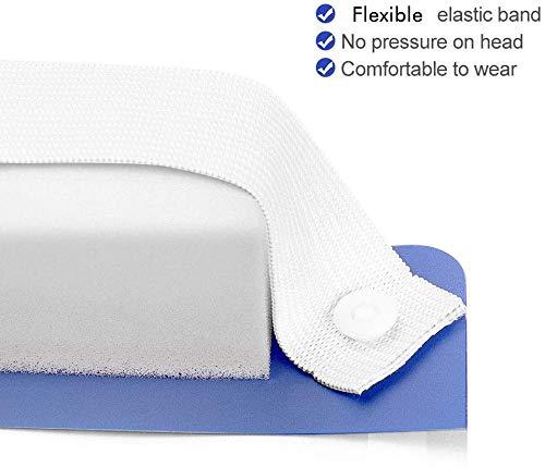 AEC AEC Reusable Safety Face Shield Clear Face Protective Anti Fog Visor for Eye Head Protection, Soft Head Facial Cover/Mask - Made In India (24Pieces)
