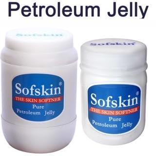 SOFSKIN Sofskin (USA Brand) 100% Pure White Petroleum jelly IP, No Smell, Expiry 5 yrs. - 4 Kgs. (Export surplus - Selling in USA). pH 5.5 - No skin Allergy.