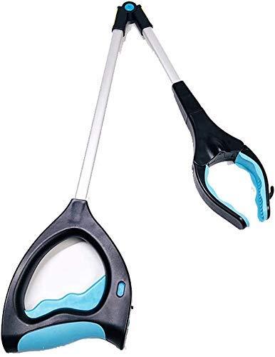 MEETZONE Pick up Helping Hand Grabber Reach Arm Extension Tool | Ratcheting Grabber Reaching Aid Grabbing Reaching Pick Up Tool