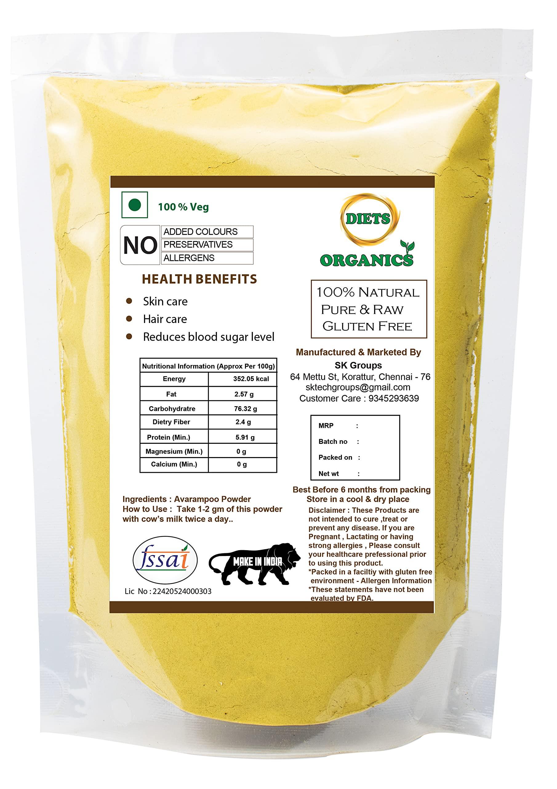 DIETS ORGANICS DIETS ORGANICS Avarampoo Powder / Aavartaki / Tarwarm Powder - 25 Gms pack of 1